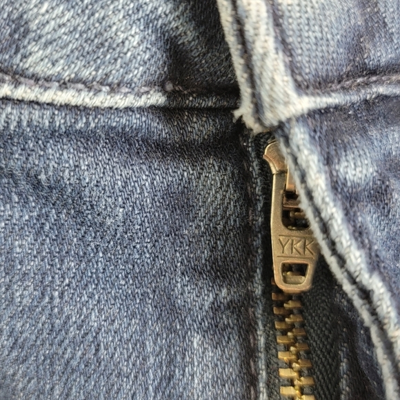 Fat Face UK Fly Flare 70's Inspired Denim Blue Jeans Sz 14 R - Picture 6 of 16